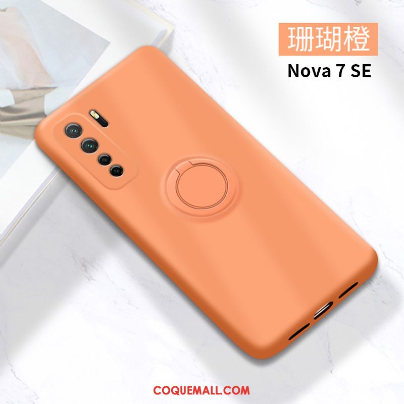 Étui Huawei P40 Lite 5g Téléphone Portable Incassable Silicone, Coque Huawei P40 Lite 5g Anneau Tout Compris