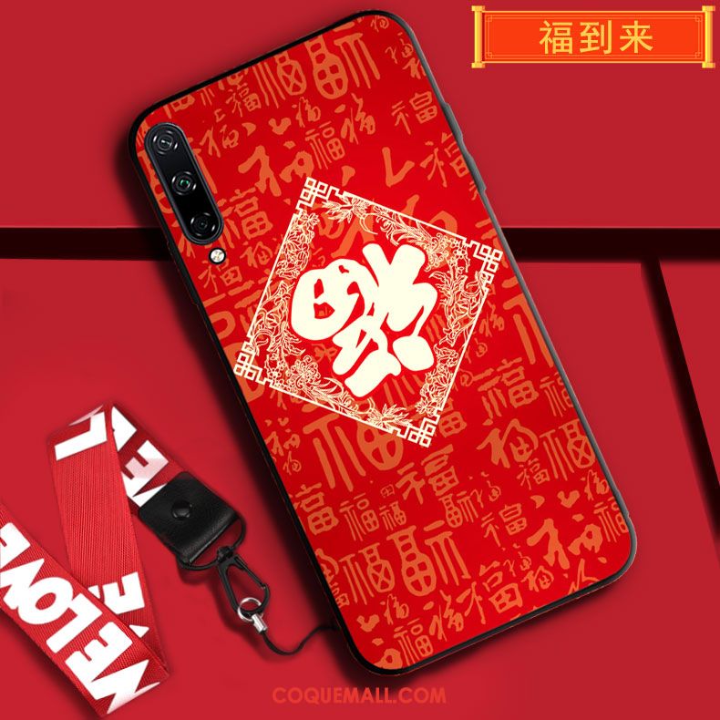 Étui Huawei P40 Lite E Rat Ornements Suspendus Téléphone Portable, Coque Huawei P40 Lite E Rouge Protection