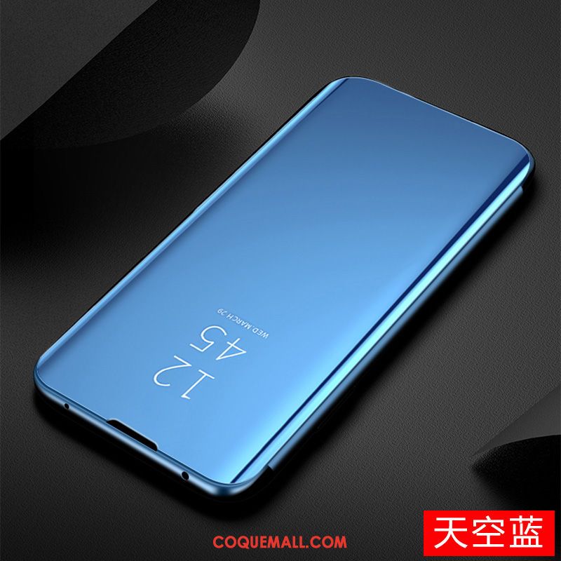 Étui Huawei P40 Lite Protection Miroir Tout Compris, Coque Huawei P40 Lite Support Téléphone Portable