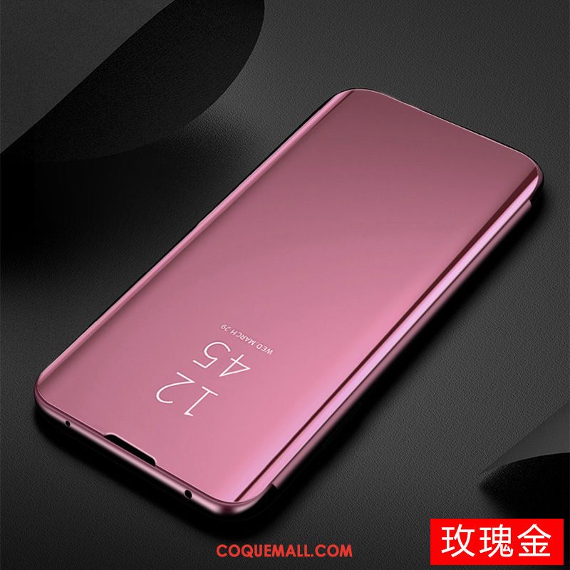 Étui Huawei P40 Lite Protection Miroir Tout Compris, Coque Huawei P40 Lite Support Téléphone Portable