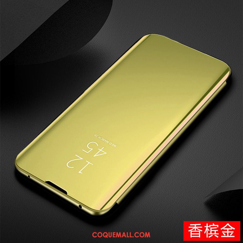 Étui Huawei P40 Lite Protection Miroir Tout Compris, Coque Huawei P40 Lite Support Téléphone Portable