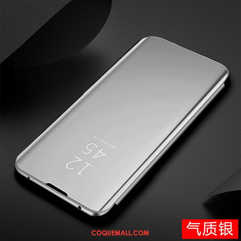 Étui Huawei P40 Lite Protection Miroir Tout Compris, Coque Huawei P40 Lite Support Téléphone Portable