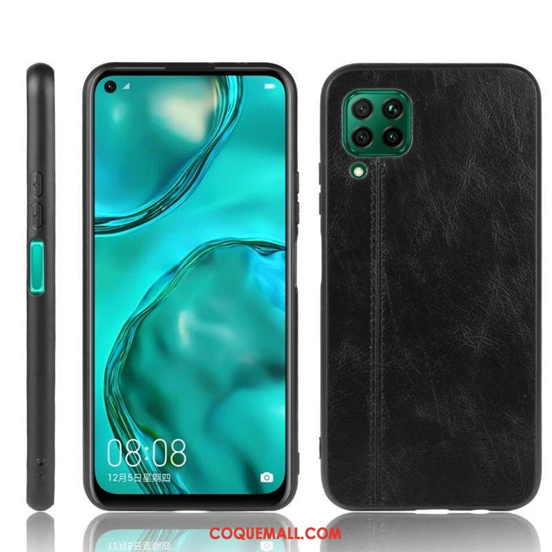 Étui Huawei P40 Lite Tout Compris Bleu Protection, Coque Huawei P40 Lite Téléphone Portable Fluide Doux