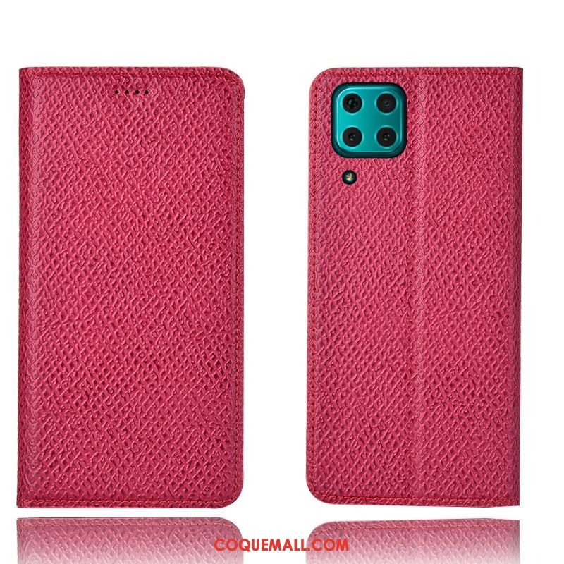 Étui Huawei P40 Lite Tout Compris Téléphone Portable Bleu, Coque Huawei P40 Lite En Cuir Incassable