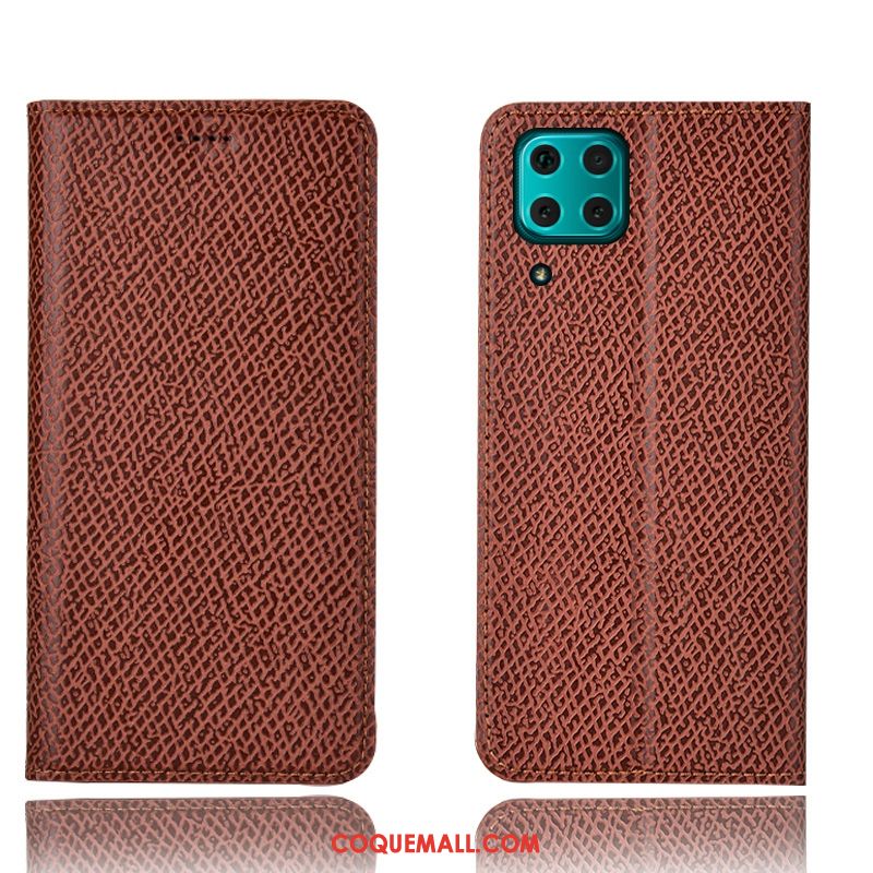 Étui Huawei P40 Lite Tout Compris Téléphone Portable Bleu, Coque Huawei P40 Lite En Cuir Incassable