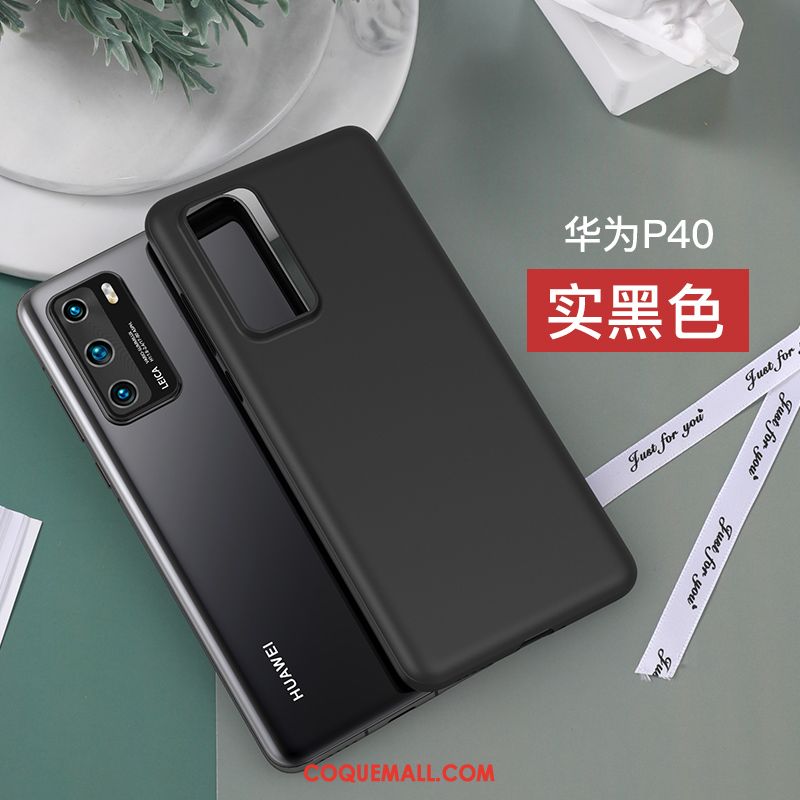 Étui Huawei P40 Modèle Fleurie Respirant Net Rouge, Coque Huawei P40 Refroidissement Protection