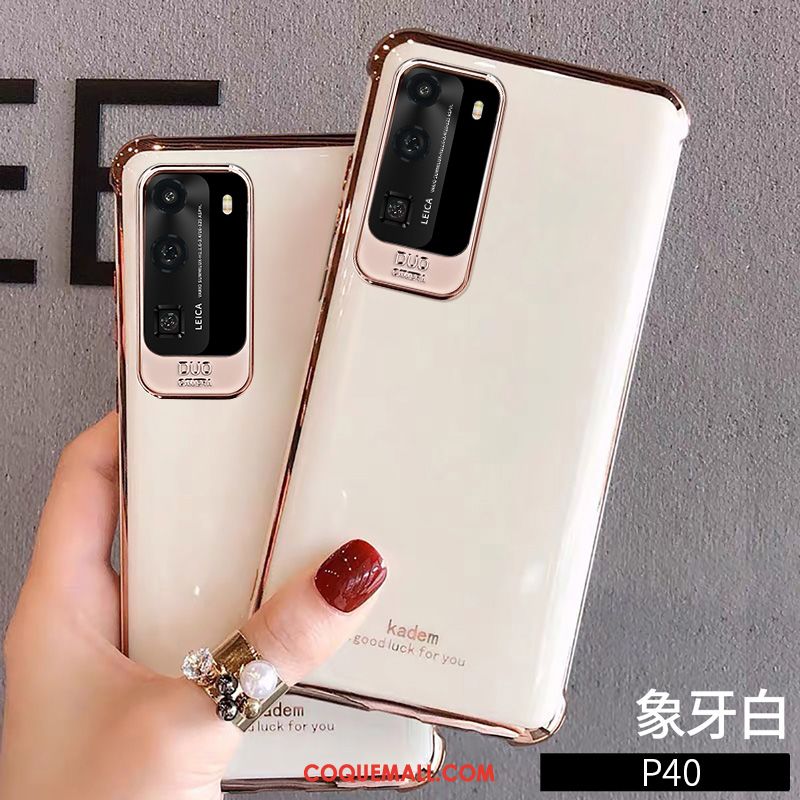 Étui Huawei P40 Net Rouge Personnalité Ballon, Coque Huawei P40 Fluide Doux Créatif