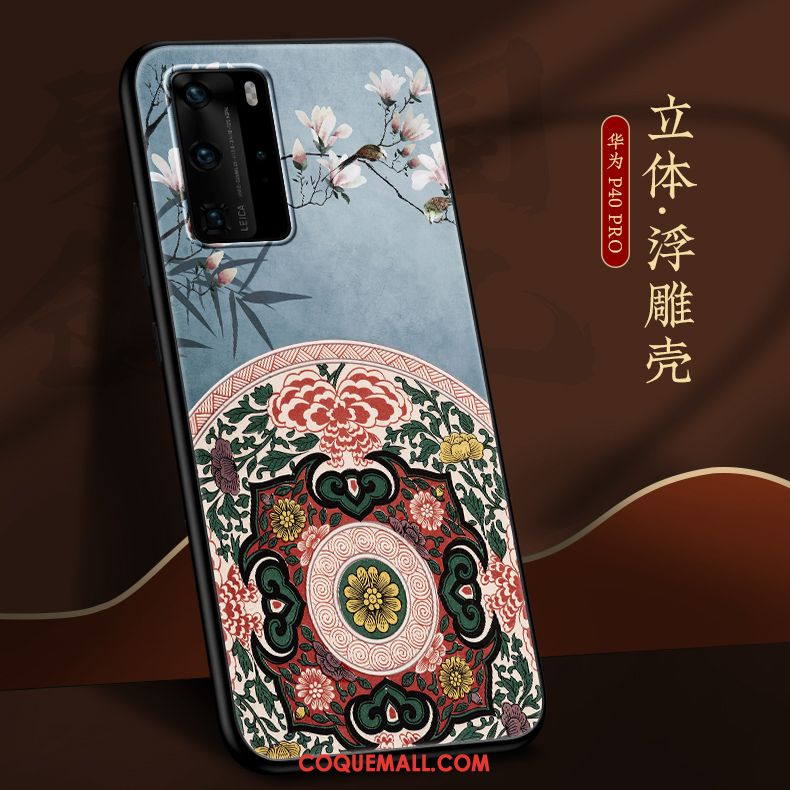 Étui Huawei P40 Pro Créatif Personnalité Incassable, Coque Huawei P40 Pro Marque De Tendance Nouveau