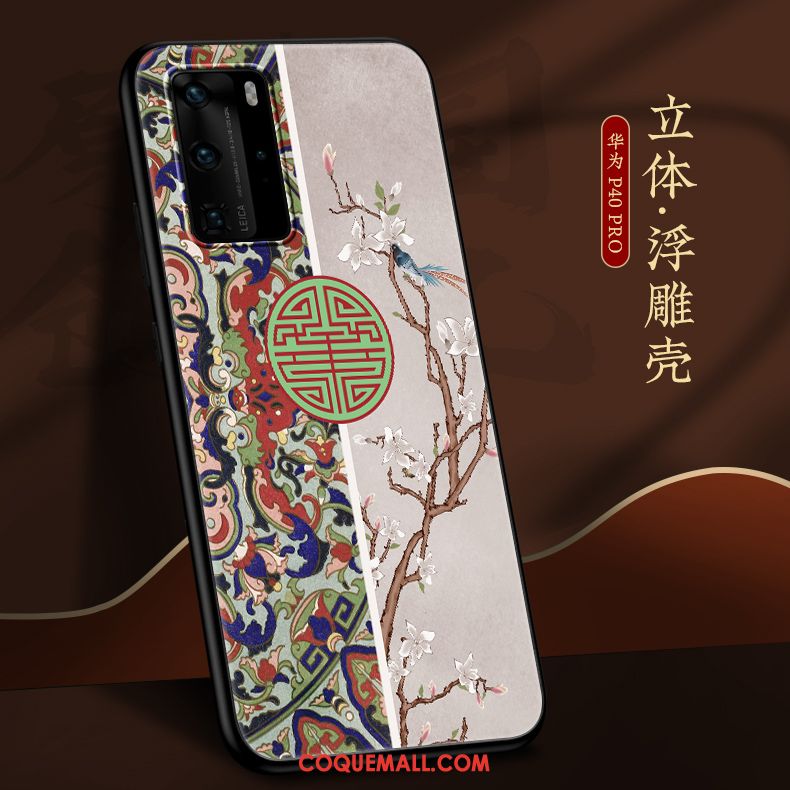 Étui Huawei P40 Pro Créatif Personnalité Incassable, Coque Huawei P40 Pro Marque De Tendance Nouveau