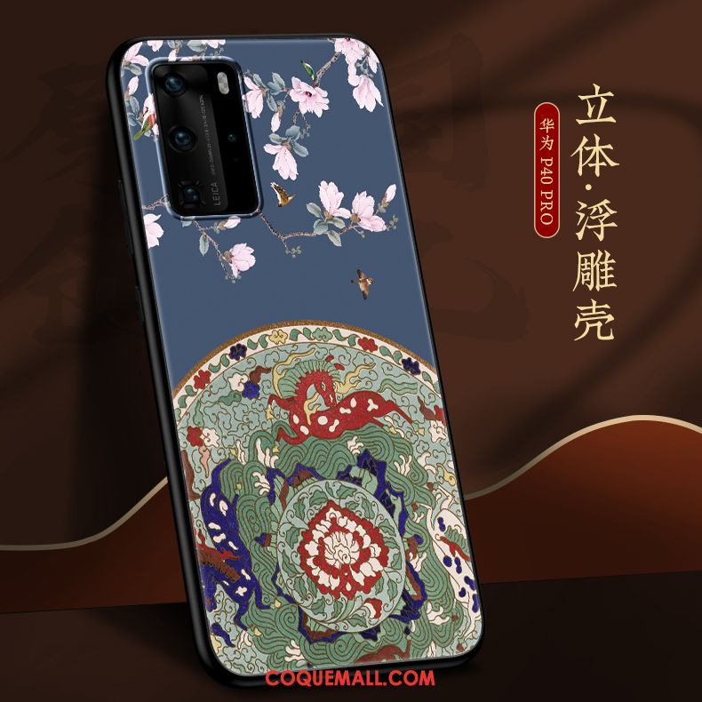 Étui Huawei P40 Pro Créatif Personnalité Incassable, Coque Huawei P40 Pro Marque De Tendance Nouveau