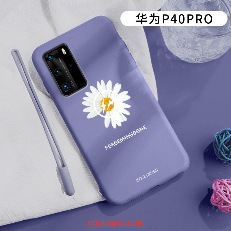 Étui Huawei P40 Pro Créatif Tout Compris Frais, Coque Huawei P40 Pro Fluide Doux Simple
