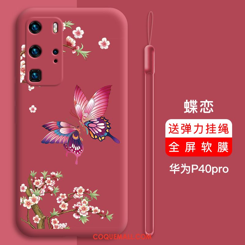 Étui Huawei P40 Pro Incassable Dessin Animé Protection, Coque Huawei P40 Pro Téléphone Portable Très Mince