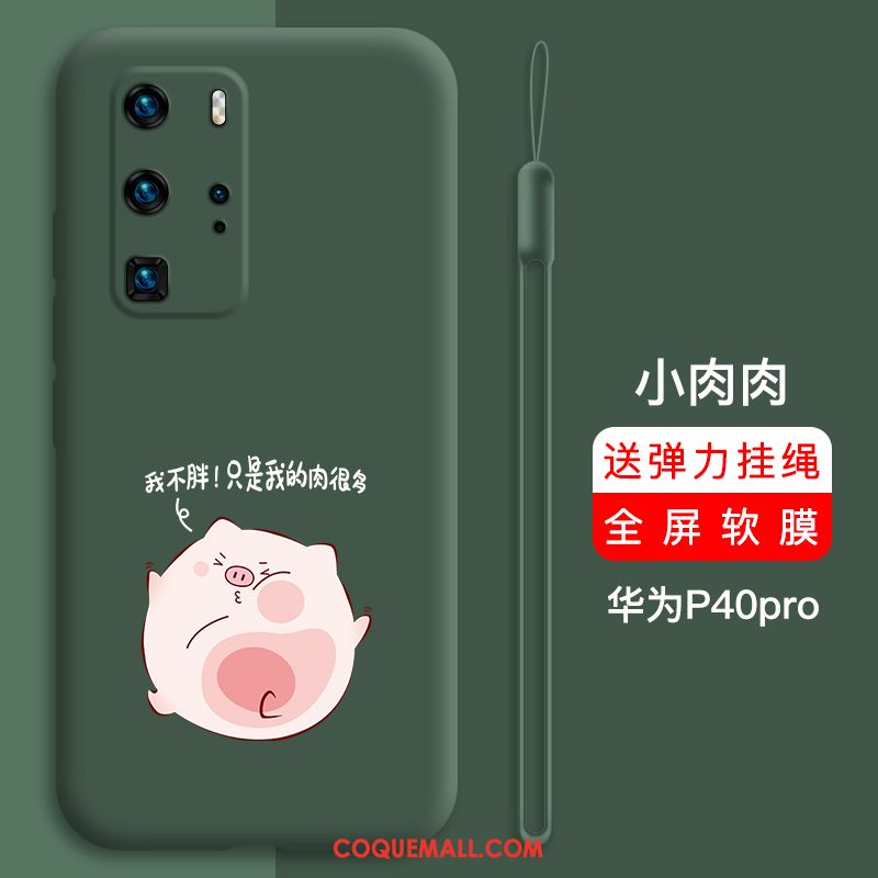 Étui Huawei P40 Pro Incassable Dessin Animé Protection, Coque Huawei P40 Pro Téléphone Portable Très Mince