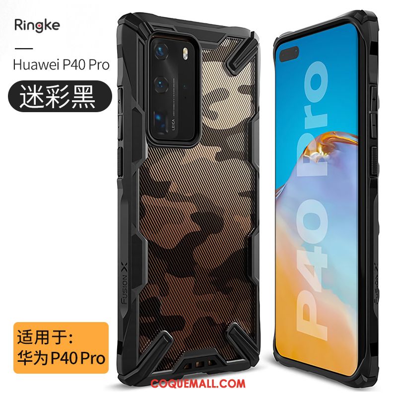 Étui Huawei P40 Pro Incassable Très Mince Luxe, Coque Huawei P40 Pro Protection Téléphone Portable