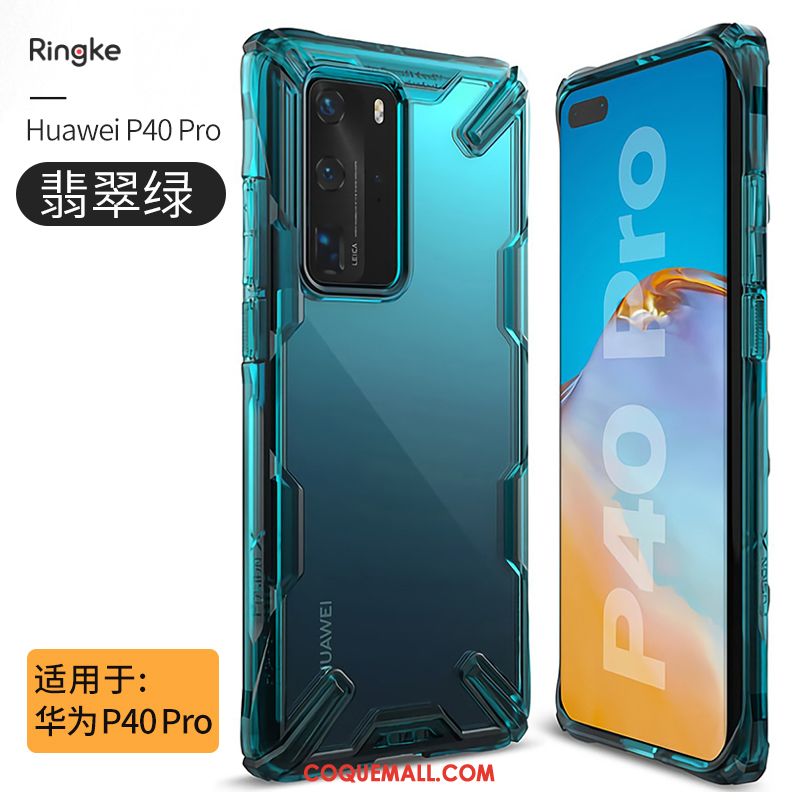 Étui Huawei P40 Pro Incassable Très Mince Luxe, Coque Huawei P40 Pro Protection Téléphone Portable