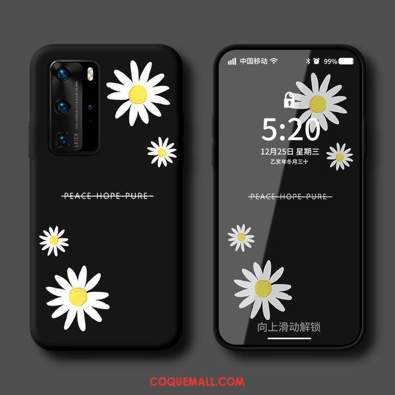 Étui Huawei P40 Pro Petit Téléphone Portable Personnalité, Coque Huawei P40 Pro Vent Fluide Doux