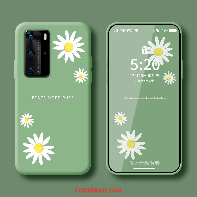 Étui Huawei P40 Pro Petit Téléphone Portable Personnalité, Coque Huawei P40 Pro Vent Fluide Doux