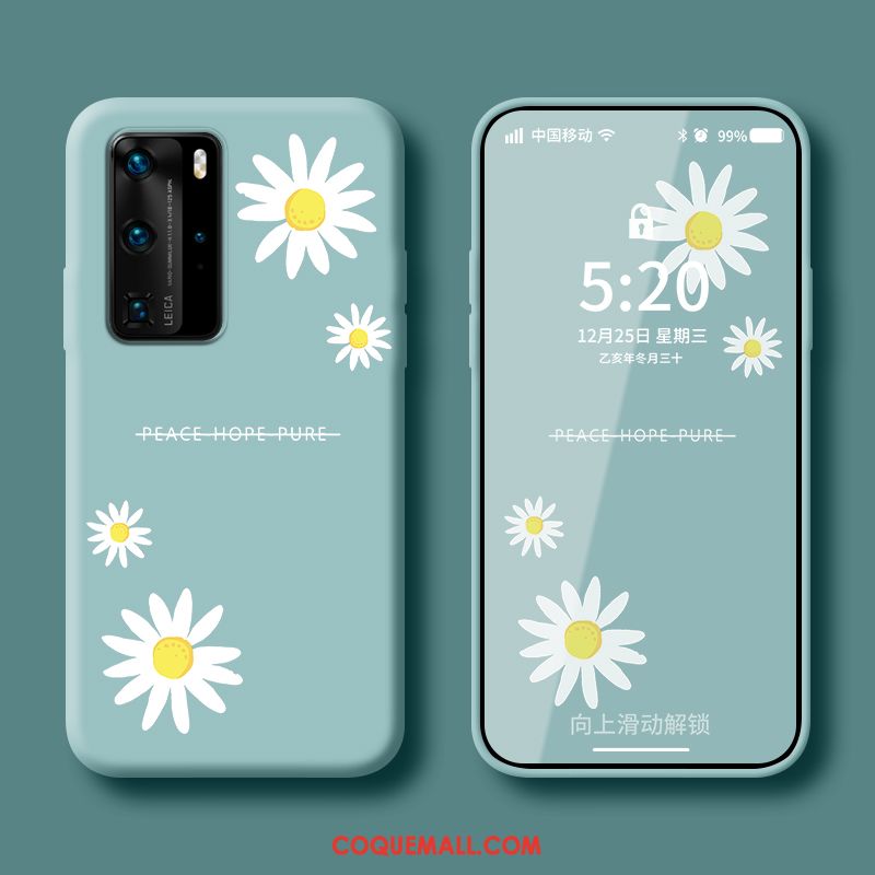 Étui Huawei P40 Pro Petit Téléphone Portable Personnalité, Coque Huawei P40 Pro Vent Fluide Doux