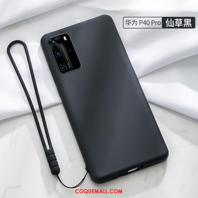 Étui Huawei P40 Pro Très Mince Personnalité Net Rouge, Coque Huawei P40 Pro Incassable Fluide Doux