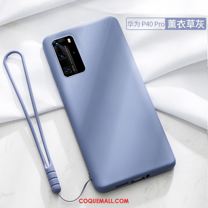 Étui Huawei P40 Pro Très Mince Personnalité Net Rouge, Coque Huawei P40 Pro Incassable Fluide Doux