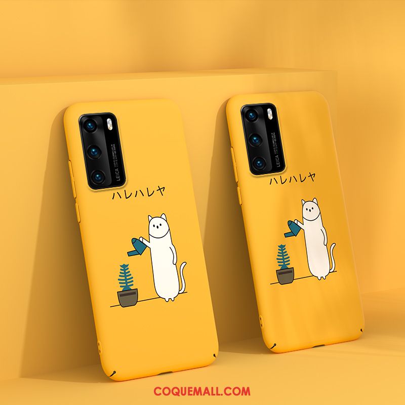 Étui Huawei P40 Protection Délavé En Daim Téléphone Portable, Coque Huawei P40 Charmant Incassable