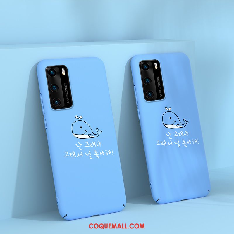 Étui Huawei P40 Protection Délavé En Daim Téléphone Portable, Coque Huawei P40 Charmant Incassable