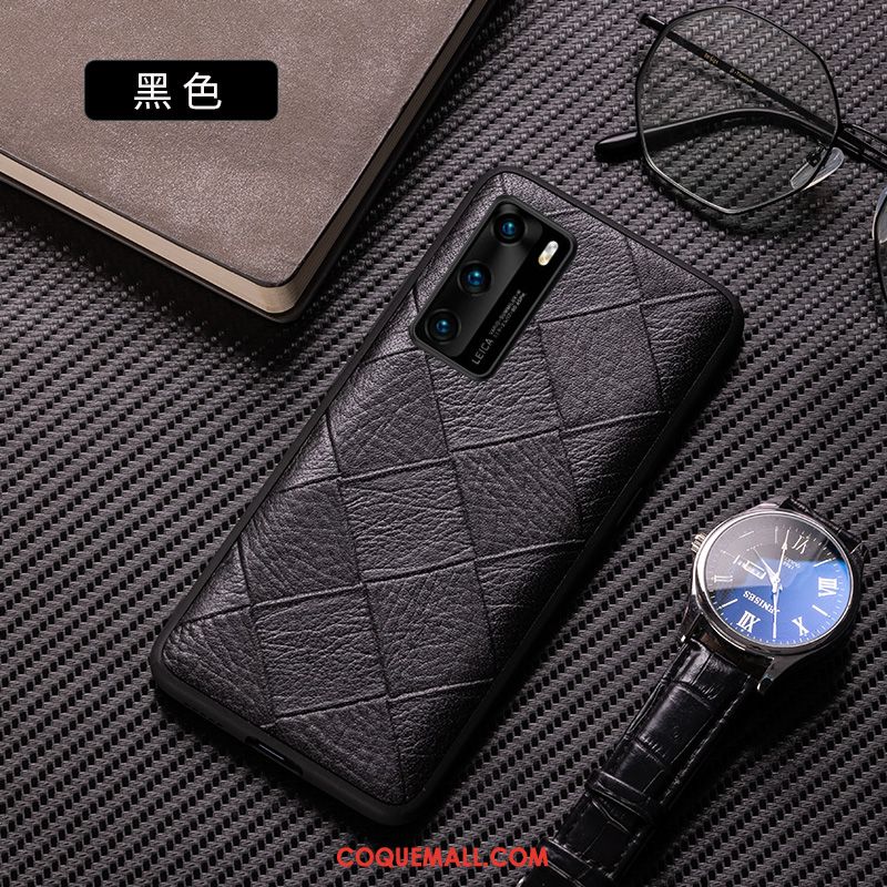 Étui Huawei P40 Protection Nouveau Marque De Tendance, Coque Huawei P40 Téléphone Portable Tout Compris Braun