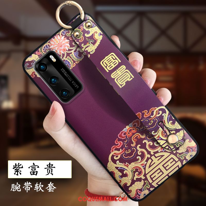 Étui Huawei P40 Protection Personnalité Tendance, Coque Huawei P40 Créatif Gaufrage