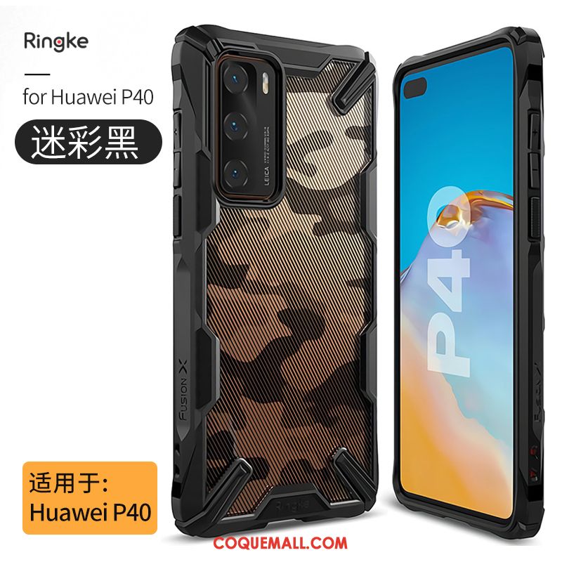 Étui Huawei P40 Transparent Tout Compris Téléphone Portable, Coque Huawei P40 Silicone Protection