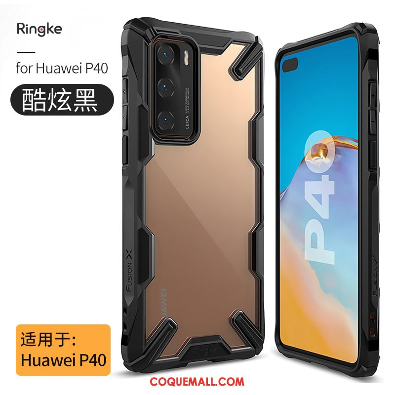 Étui Huawei P40 Transparent Tout Compris Téléphone Portable, Coque Huawei P40 Silicone Protection