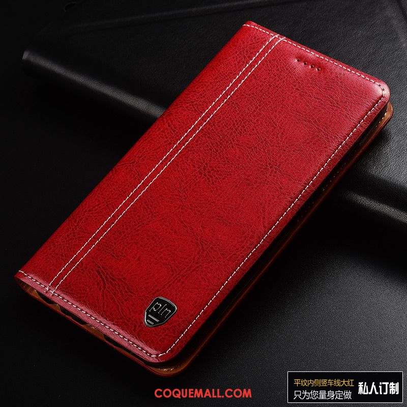 Étui Huawei P40 Téléphone Portable Cuir Véritable Bovins, Coque Huawei P40 Luxe En Cuir Braun