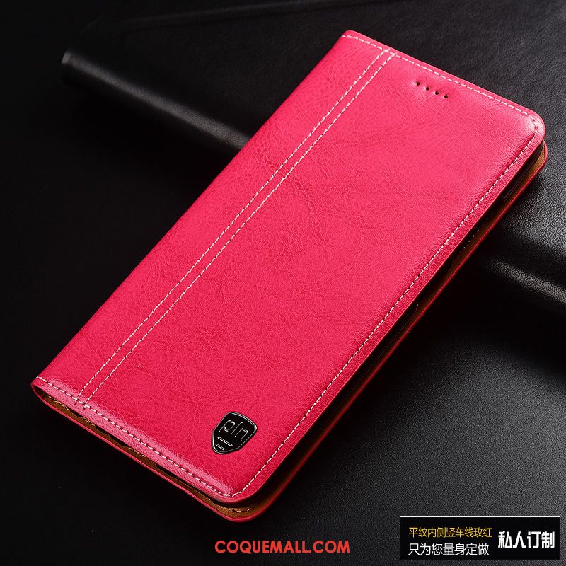 Étui Huawei P40 Téléphone Portable Cuir Véritable Bovins, Coque Huawei P40 Luxe En Cuir Braun