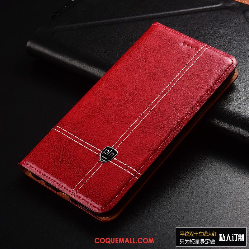 Étui Huawei P40 Téléphone Portable Cuir Véritable Bovins, Coque Huawei P40 Luxe En Cuir Braun