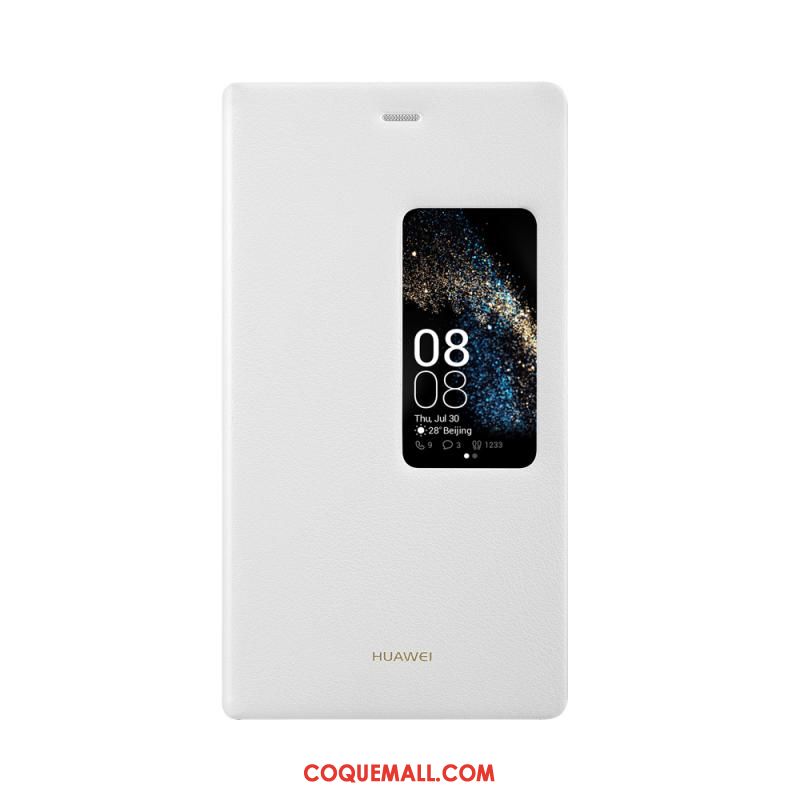 Étui Huawei P8 Authentique Haute Protection, Coque Huawei P8 Noir Téléphone Portable