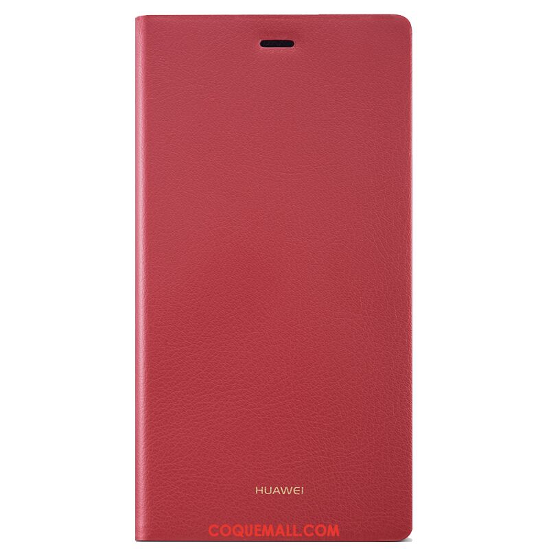 Étui Huawei P8 Authentique Haute Protection, Coque Huawei P8 Noir Téléphone Portable