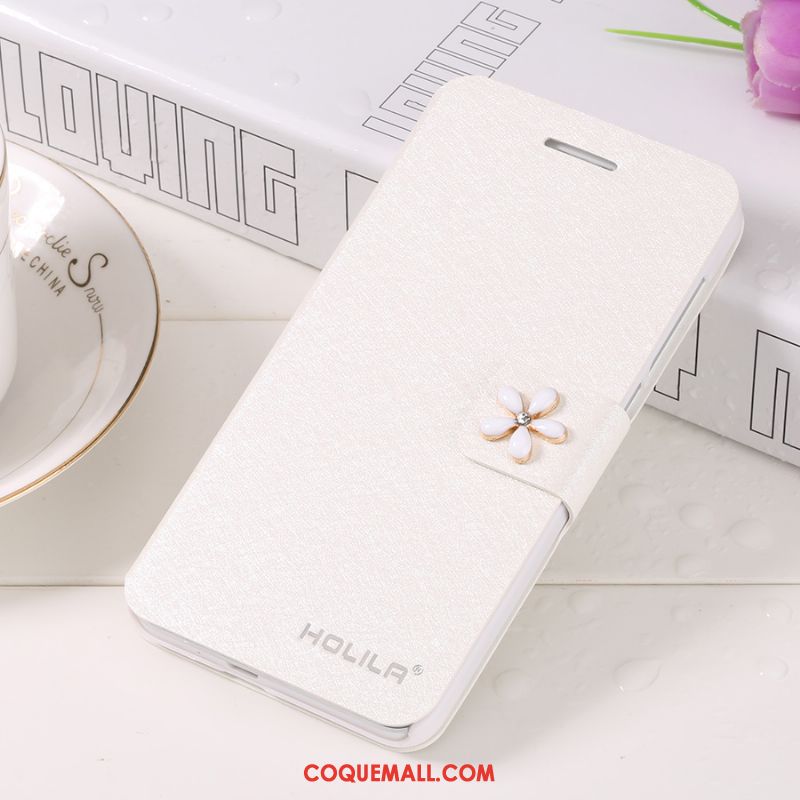Étui Huawei P8 Blanc Téléphone Portable Haute, Coque Huawei P8 Clamshell Étui En Cuir