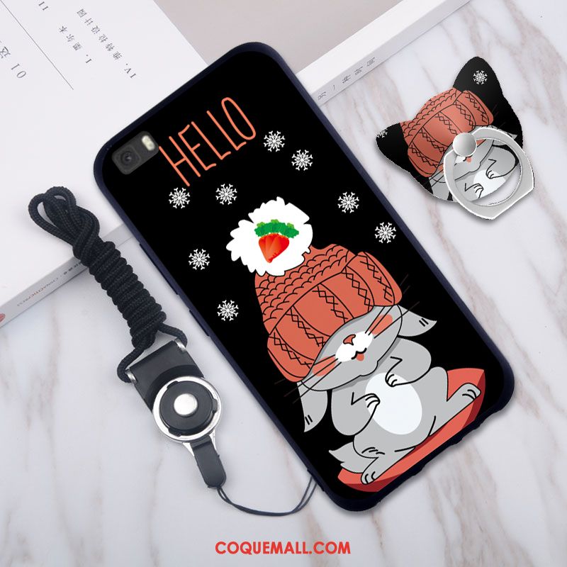 Étui Huawei P8 Dessin Animé Frais Incassable, Coque Huawei P8 Téléphone Portable Blanc