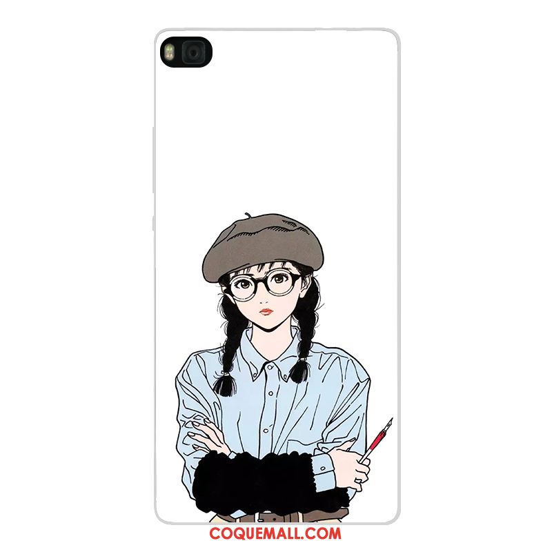 Étui Huawei P8 Gaufrage Tout Compris Personnalité, Coque Huawei P8 Téléphone Portable Silicone