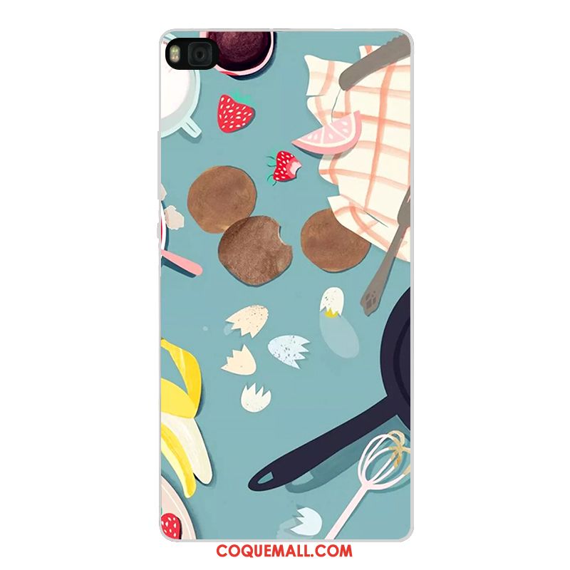 Étui Huawei P8 Gaufrage Tout Compris Personnalité, Coque Huawei P8 Téléphone Portable Silicone