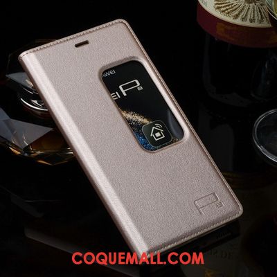 Étui Huawei P8 Haute Rouge Dormance, Coque Huawei P8 Téléphone Portable Étui En Cuir