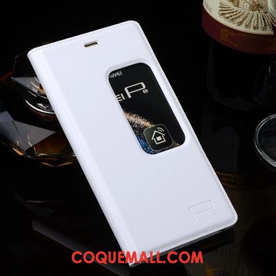 Étui Huawei P8 Haute Rouge Dormance, Coque Huawei P8 Téléphone Portable Étui En Cuir