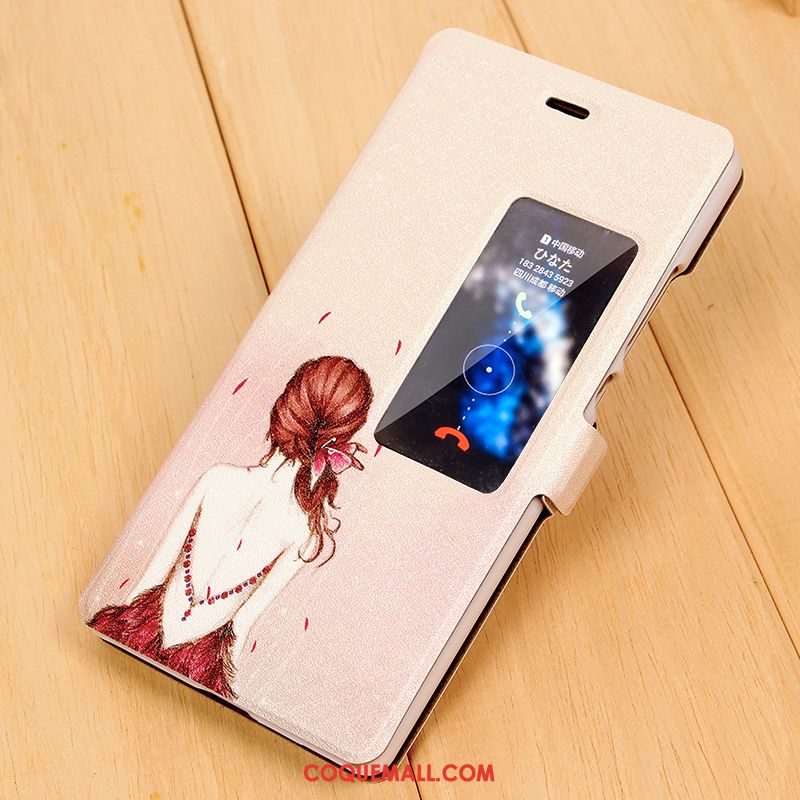 Étui Huawei P8 Haute Téléphone Portable Dessin Animé, Coque Huawei P8 Étui En Cuir Peinture