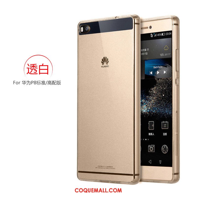 Étui Huawei P8 Incassable Fluide Doux Tendance, Coque Huawei P8 Très Mince Tout Compris