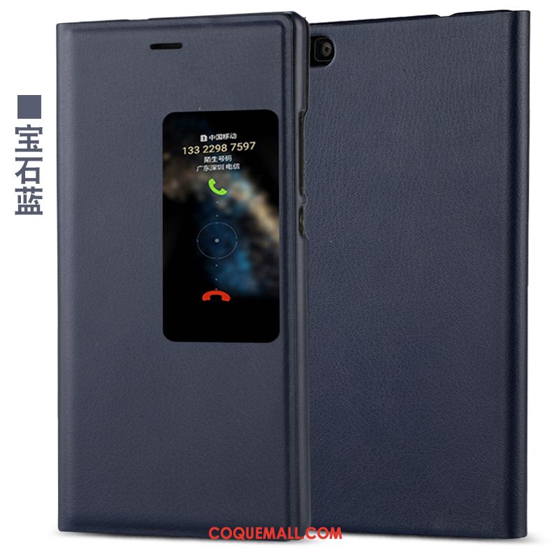 Étui Huawei P8 Incassable Jeunesse Or, Coque Huawei P8 Étui En Cuir Téléphone Portable