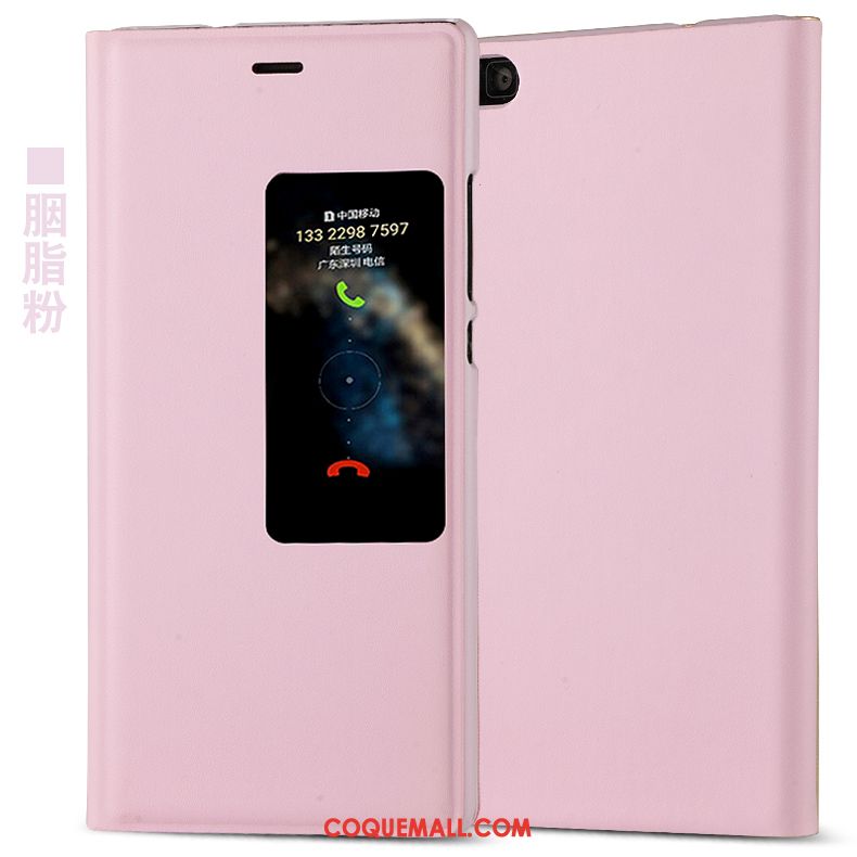 Étui Huawei P8 Incassable Jeunesse Or, Coque Huawei P8 Étui En Cuir Téléphone Portable