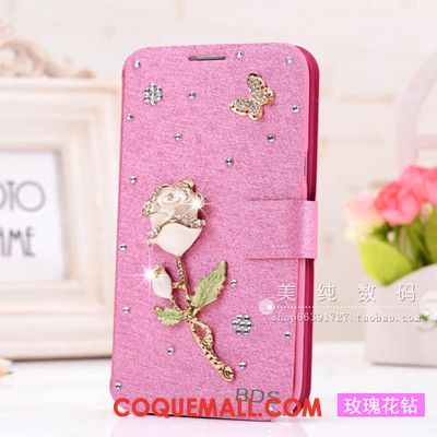 Étui Huawei P8 Incassable Rose Haute, Coque Huawei P8 Étui En Cuir Protection