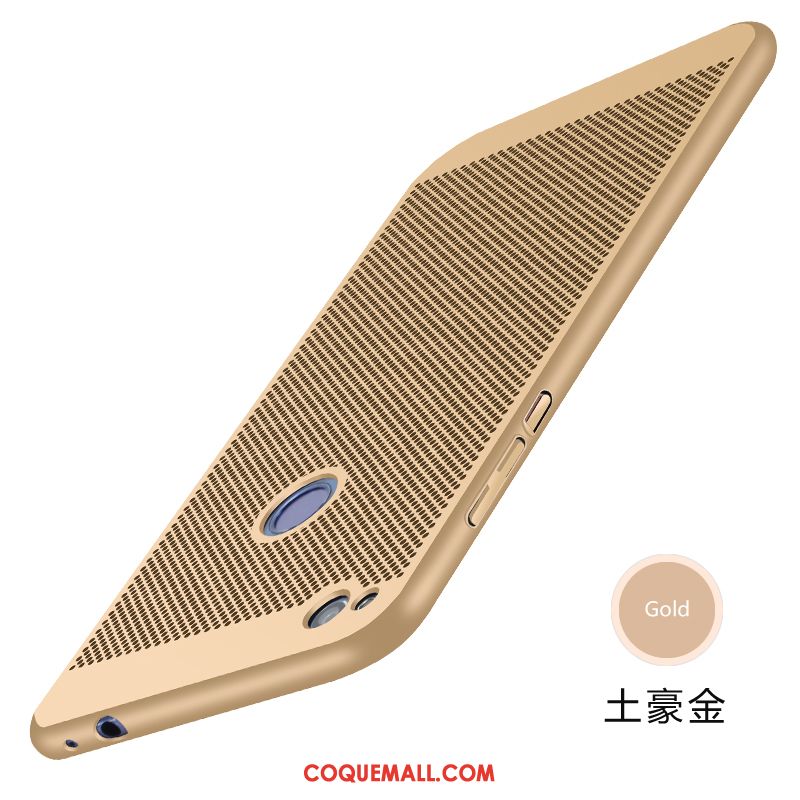 Étui Huawei P8 Lite 2017 Incassable Délavé En Daim Or, Coque Huawei P8 Lite 2017 Tempérer Membrane