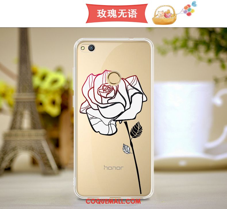 Étui Huawei P8 Lite 2017 Téléphone Portable Jeunesse Transparent, Coque Huawei P8 Lite 2017 Protection Une Agrafe