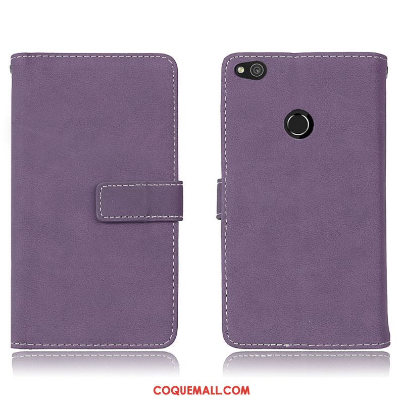 Étui Huawei P8 Lite 2017 Étui En Cuir Téléphone Portable Vert, Coque Huawei P8 Lite 2017 Protection Violet