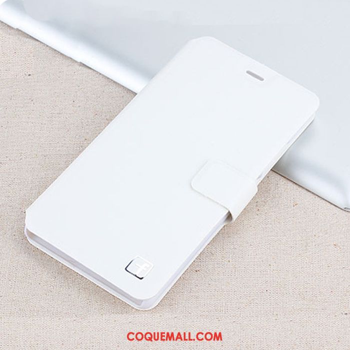 Étui Huawei P8 Lite Blanc Téléphone Portable Étui En Cuir, Coque Huawei P8 Lite Jeunesse Une Agrafe